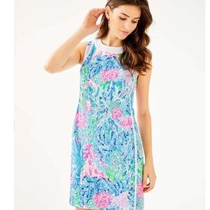 Lilly Pulitzer Mila shift dress in Multi Sink or Swim NWT